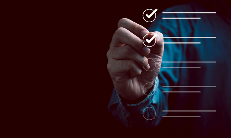 A importância dos checklists
